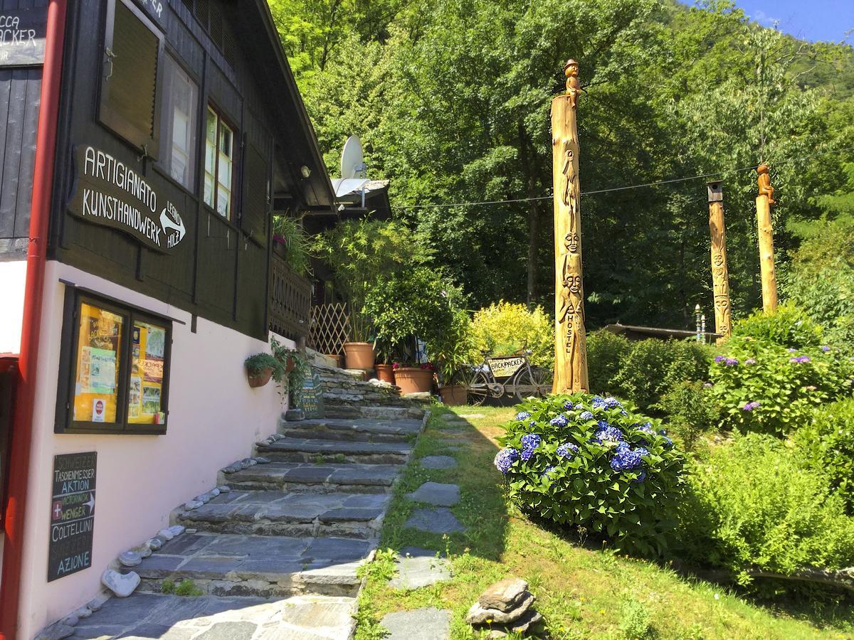 Baracca Backpacker Hostel Aurigeno Exterior photo